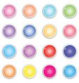 glossy buttons vector image vector image