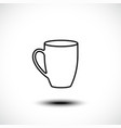 mug line icon vector image