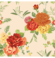 seamless floral shabby chic background vector image vector image