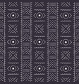 african seamless pattern with geometric figures vector image