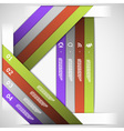 infographic strips template vector image vector image