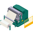 paper production icon vector image vector image