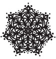 abstract mandala design vector image vector image
