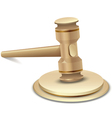 gavel vector image vector image