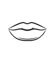 lips or mouth icon vector image vector image
