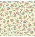 retro floral seamless vector image vector image