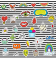108 patches vector image