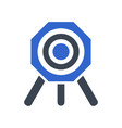 target goal icon vector image vector image