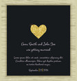 wedding invitation card vector image