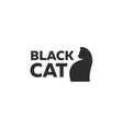design kitten logo minimal modern style new flat vector image