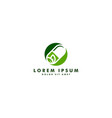 herbal capsule pill leaf medicine drug logo icon vector image