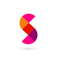 letter s mosaic logo icon design template elements vector image