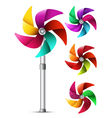 pinwheel toy vector image