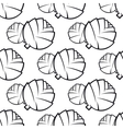 seamless pattern of cabbages vector image