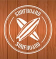 surf design vector image vector image
