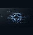 abstract digital technology futuristic cyber vector image