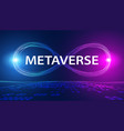 abstract metaverse virtual reality concept vector image