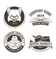 hipsterlogo vector image