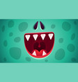 kawaii face zombie vector image vector image