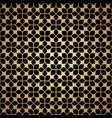 flower golden geometric seamless pattern vector image vector image