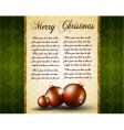 merry christmas vector image vector image