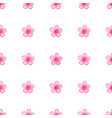 seamless pattern with sakura blossom isolated vector image