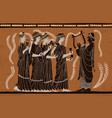 greek women vector image vector image