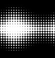 white grunge halftone circle dots background vector image