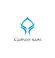 abstract wing logo vector image vector image