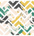 abstract seamless pattern with hand drawn shapes vector image vector image