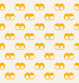 hippie fun looker eyes seamless pattern vector image
