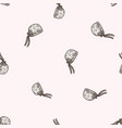 bandana chef hat seamless pattern engraving vector image vector image