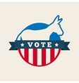democrat political party animal vector image