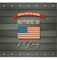 american independence day flat design vector image vector image
