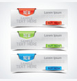 banner vector image vector image
