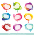 speech and thought bubbles vector image vector image