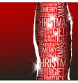 christmas wrapping vector image