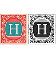 vintage logo template hotel restaurant business vector image vector image