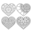 ornamental heart vector image