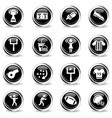 american football simply icons vector image