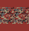 camouflage pattern background classic clothing vector image vector image