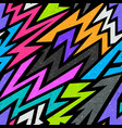 grunge graffiti geometric seamless pattern vector image