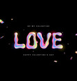 valentines day banner template vector image
