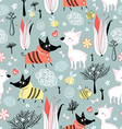 texture dog lovers vector image