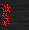 christmas background with realistic vector image vector image