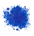 blue background with leaves vector image vector image