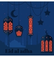 eid al adha muslim feast of the sacrifice arabian vector image