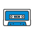 audio cassette icon vector image