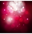 abstract red and pink circular bokeh background vector image