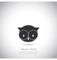 owl logo template vector image